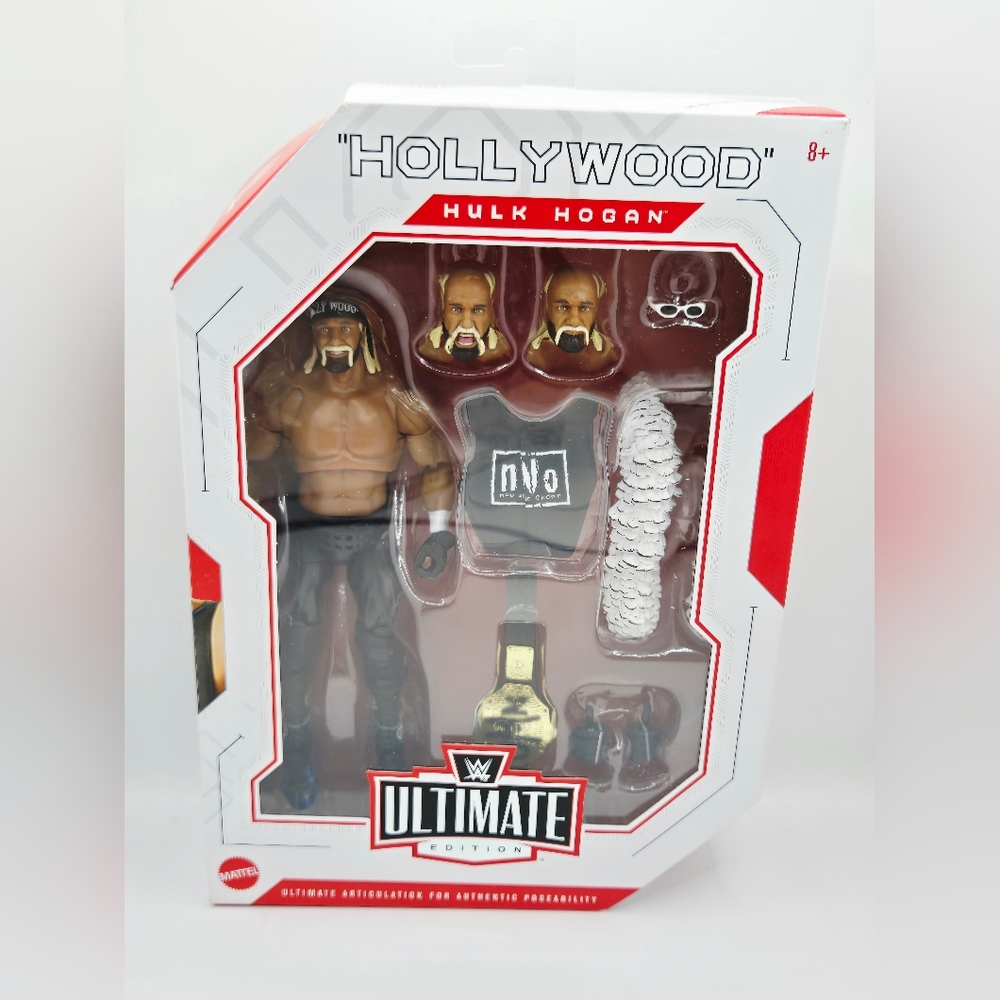 Hollywood Hulk Hogan WWE Mattel Ultimate Edition Figure Elite‎ N.O.W. In Box